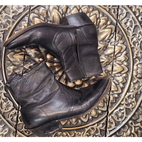 Mens Cowboy ankle boots 10.5 - Picture 3 of 8